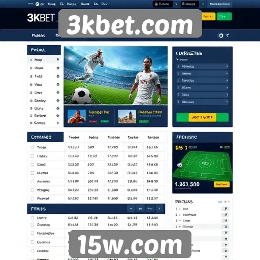 Interface do usuário do 3kbet.com e usabilidade